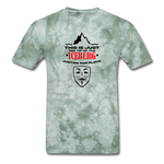 Tip Of Iceberg - military green tie dye