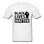 Black Lives Matter - white