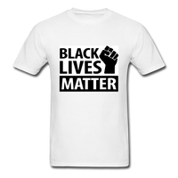 Black Lives Matter - white