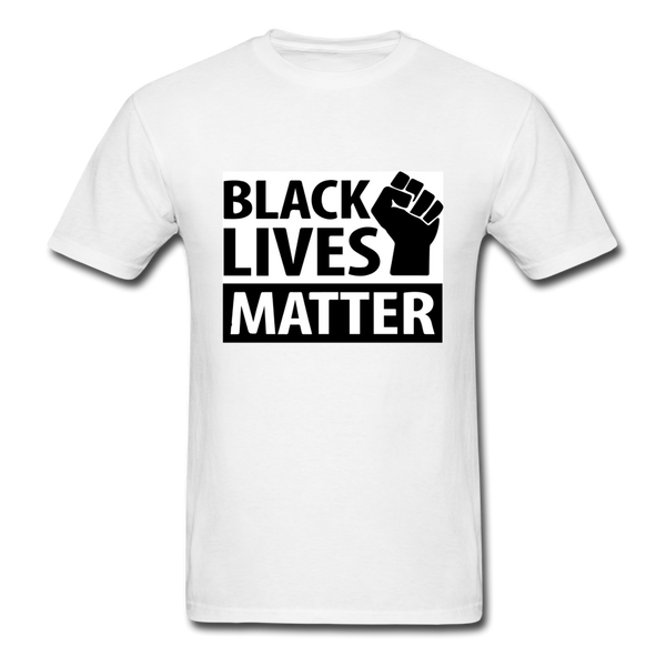 Black Lives Matter - white