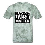 Black Lives Matter - military green tie dye