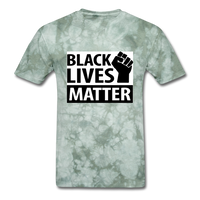 Black Lives Matter - military green tie dye