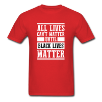 Black Lives - red