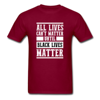Black Lives - burgundy
