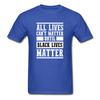 Black Lives - royal blue