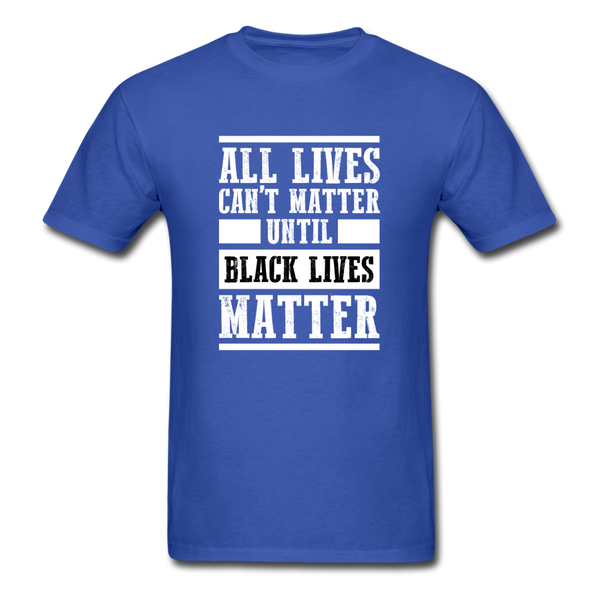 Black Lives - royal blue