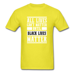 Black Lives - yellow
