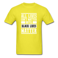 Black Lives - yellow