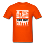 Black Lives - orange