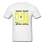 Black Lives Matter - white
