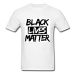Black Lives Matter - white