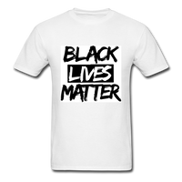 Black Lives Matter - white