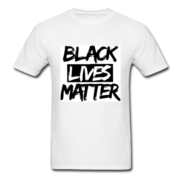 Black Lives Matter - white