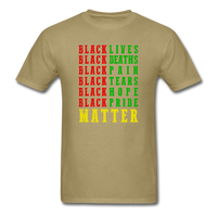 Black Lives Matter - khaki