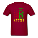 Black Lives Matter - dark red