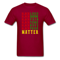 Black Lives Matter - dark red