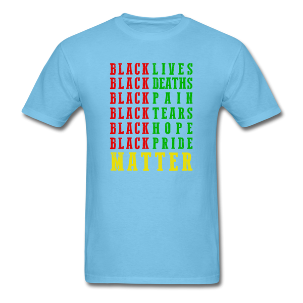 Black Lives Matter - aquatic blue
