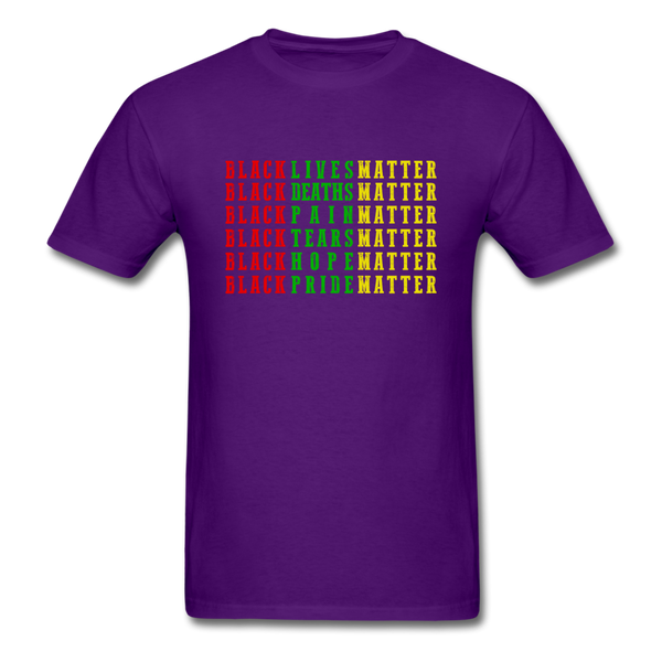 Black Lives Deaths - purple