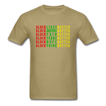 Black Lives Deaths - khaki