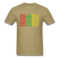 Black Lives Deaths - khaki