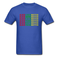 Black Lives Deaths - royal blue