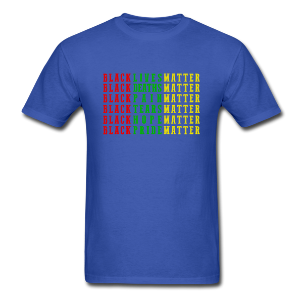 Black Lives Deaths - royal blue