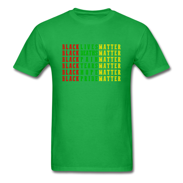 Black Lives Deaths - bright green
