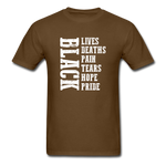 Lives Deaths Pain - brown