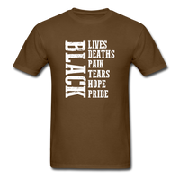 Lives Deaths Pain - brown