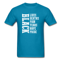 Lives Deaths Pain - turquoise