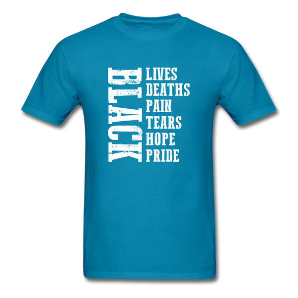 Lives Deaths Pain - turquoise