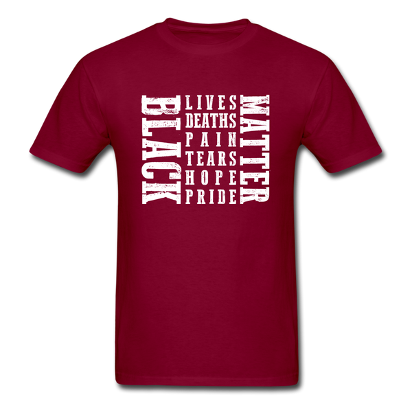 Matter Black - burgundy