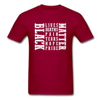 Matter Black - dark red