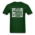 Matter Black - forest green