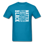 Matter Black - turquoise