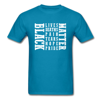 Matter Black - turquoise