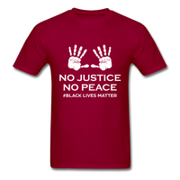 No Justice - dark red