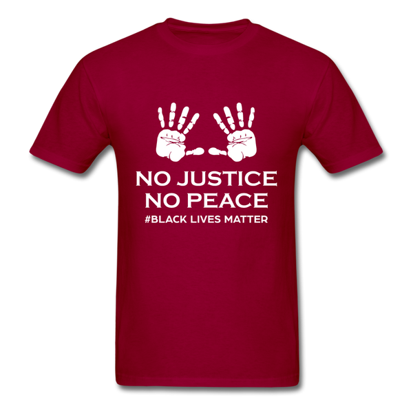 No Justice - dark red