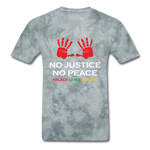 No Peace - grey tie dye