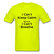 I Can't Breathe - safety green