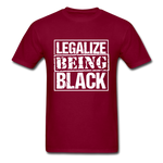 Being Black - burgundy