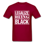 Being Black - dark red