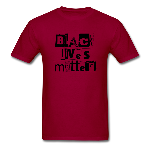 Black Lives Matter 6 - dark red