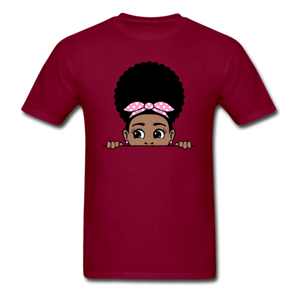 Puff Girl - burgundy