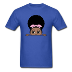 Puff Girl - royal blue