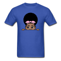 Puff Girl - royal blue