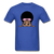 Puff Girl - royal blue