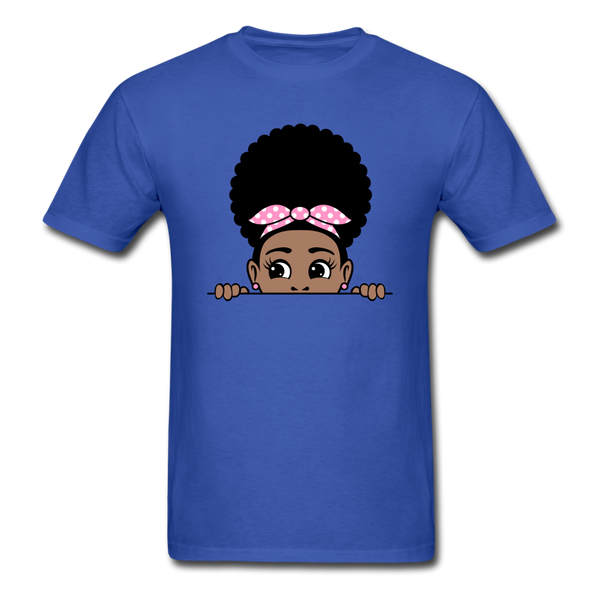 Puff Girl - royal blue