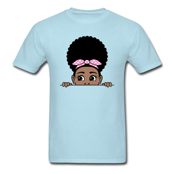 Puff Girl - powder blue