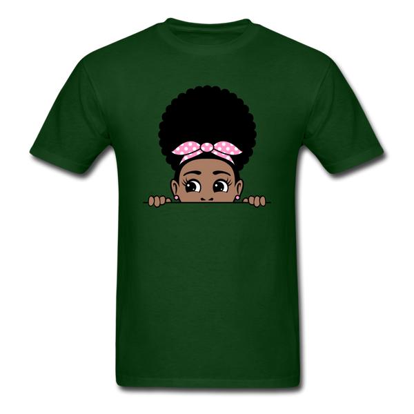 Puff Girl - forest green